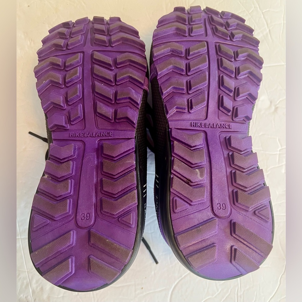 Hike Balance Women's Purple and Black Athletic Shoes size 39 (8 1/2 to 9) - Picture 3 of 7